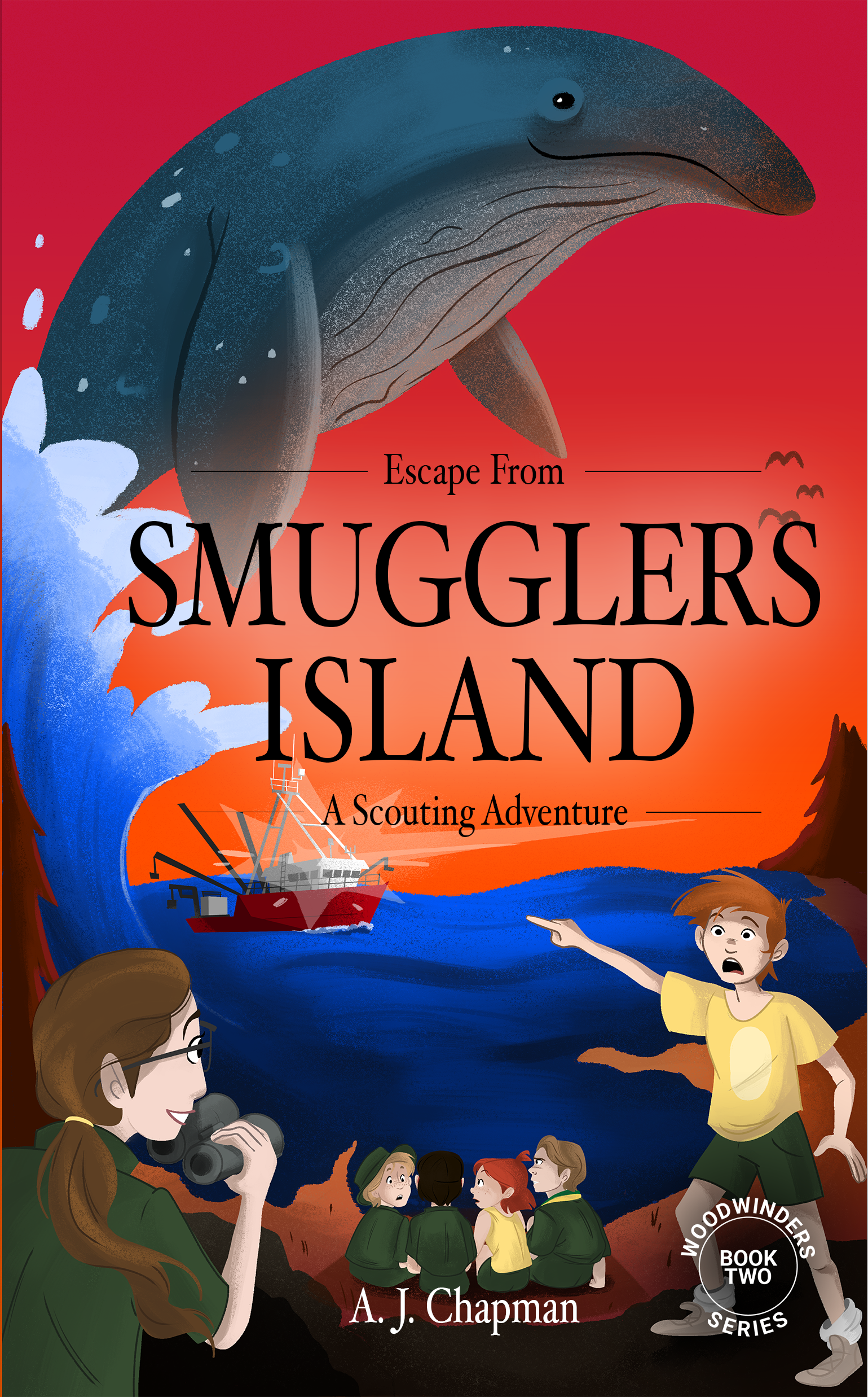 Escape from Smugglers Island, A Scouting Adventure | Front Cover